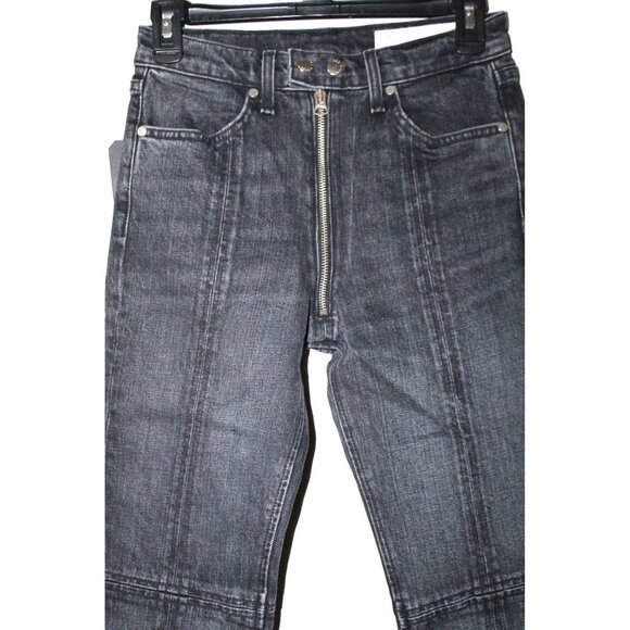 New Rag & Bone Black Bain Iver Pant Jeans 24 - Picture 4 of 11
